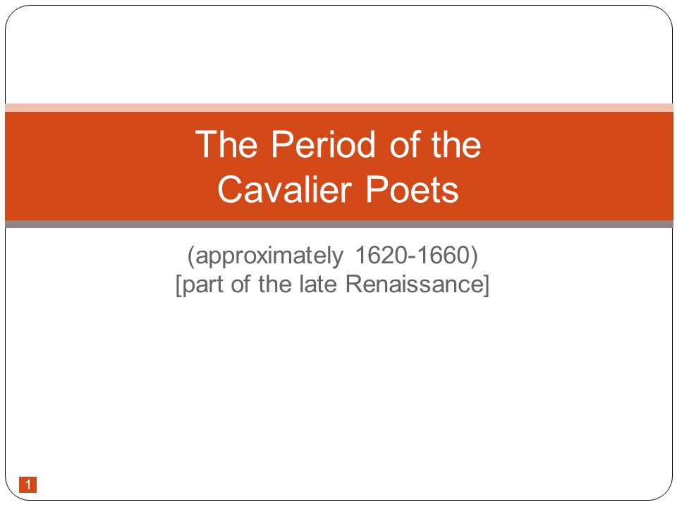 What did the cavalier poets write about